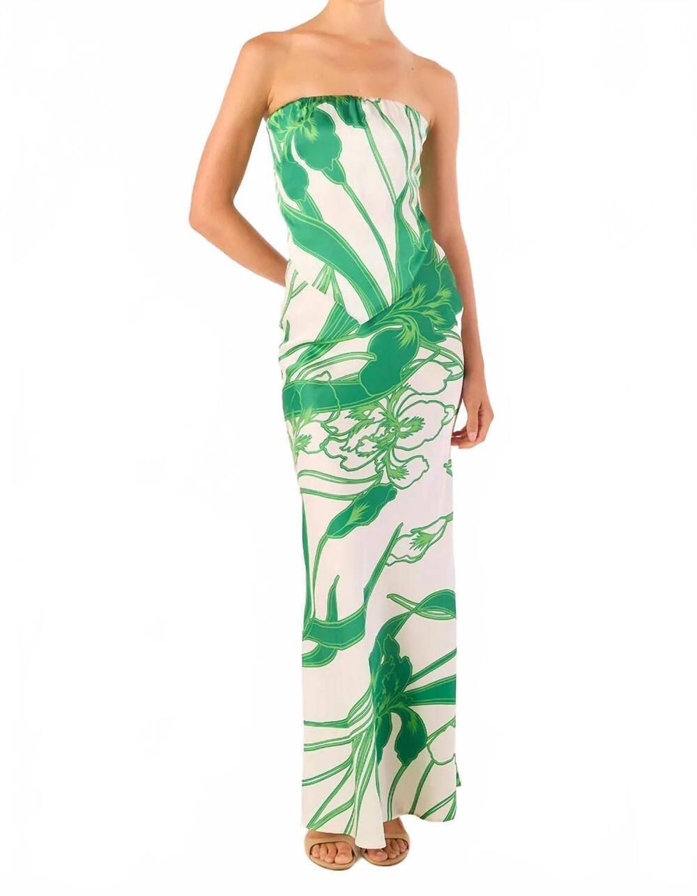 NEW MISA LOS ANGELES women's sienna skirt in winding iris